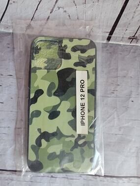 iphone 12 Pro Green Military Camo Phone Case New